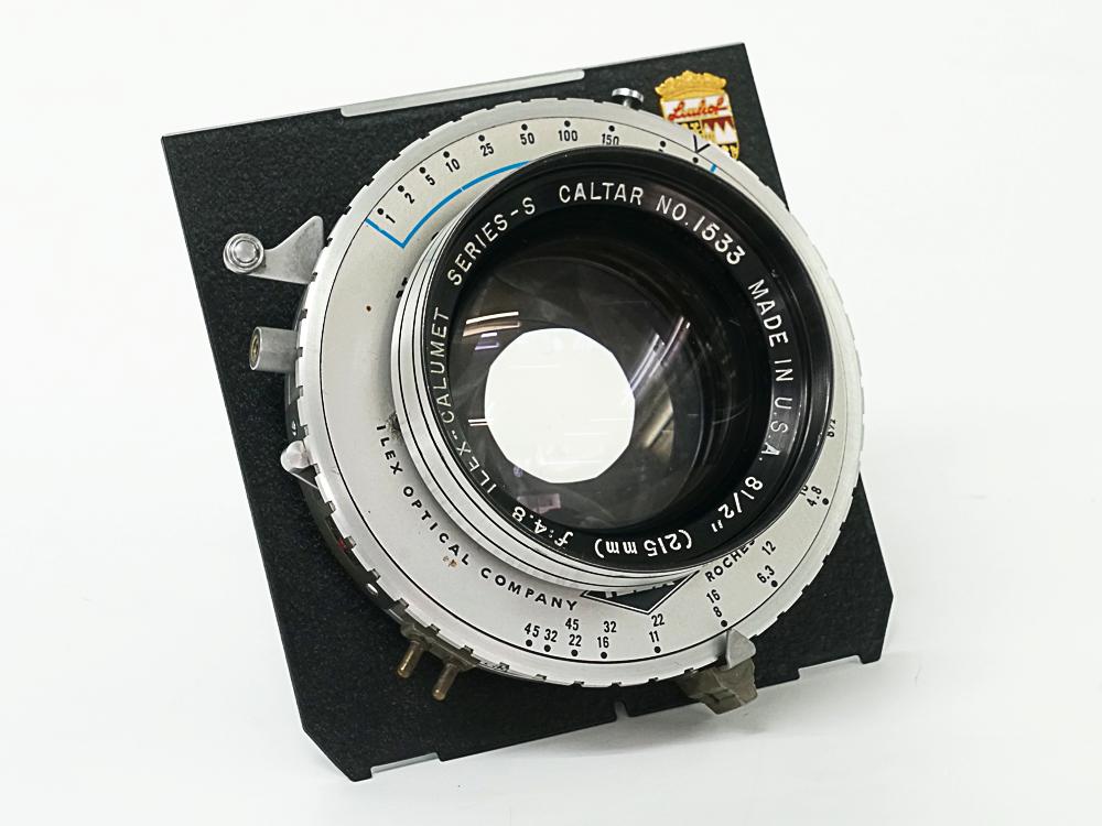 215/4.8 CALTAR SERIES-S ILEX-CALUMET No.3 ACME シヤッター  コーティング有り   Linhof テヒニカボード付の画像