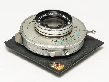 215/6.3 CALTAR SERIES-S ILEX-CALUMET No.3 ACME シヤッター コーティング有り Linhof テヒニカボード付の画像