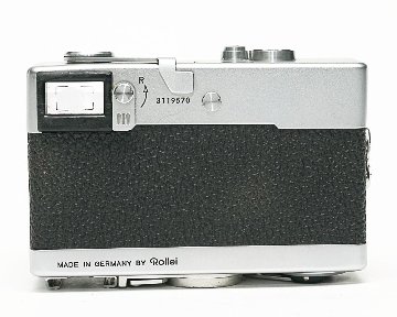 Rollei 35 (白) Germany 製(後期型) 40/3.5 Tessar (沈銅式) 372g 画像