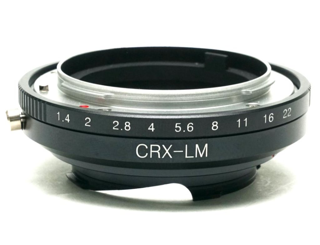 CRX-ライカM (コンタレックスレンズを→ライカMへ) 目測 ∞ OK 　中国製 (6bit対応)オール金属製,精度は高いですの画像