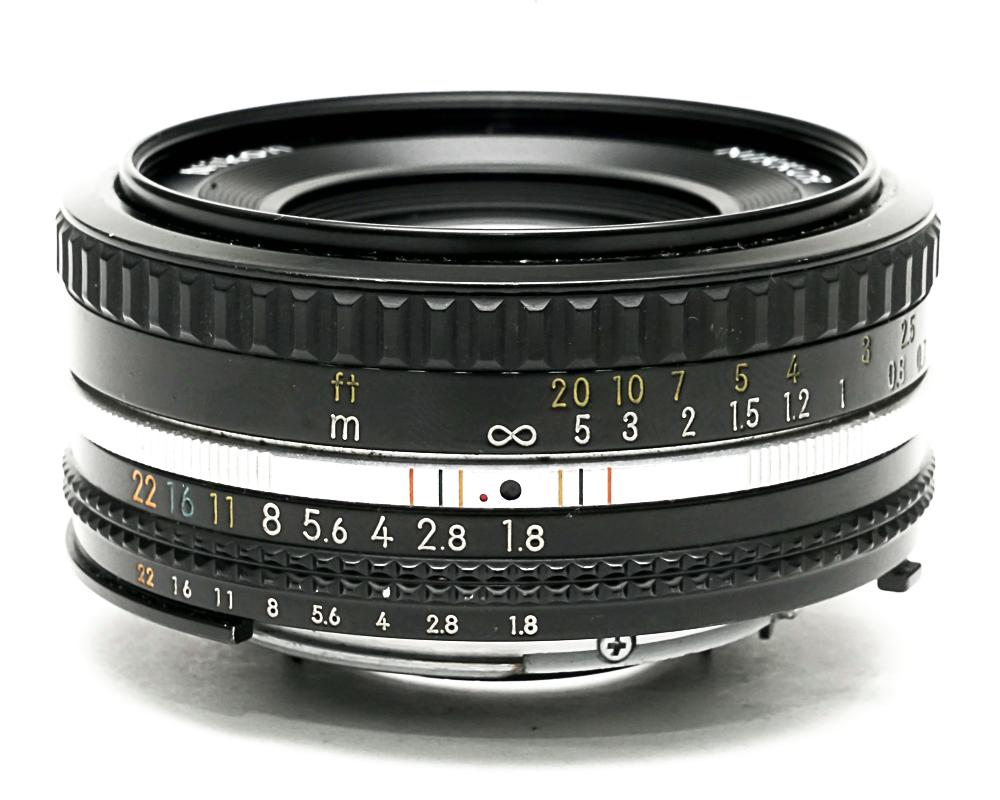 Nikon ニコン 50mm F1_8 Ai_S パンケーキ オールド レンズ