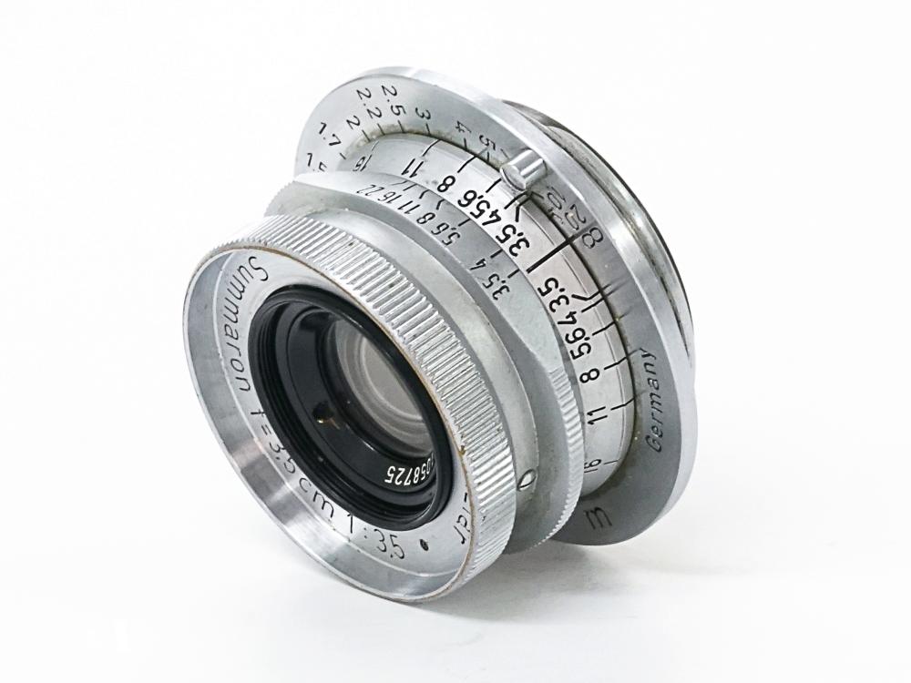 35/3.5 Summaron (Made in Germany) ライカスクリュー(L39)用  前後レンズキャップ付  L#1058725　　　　　フード&フィルターは36mm φカブセ画像