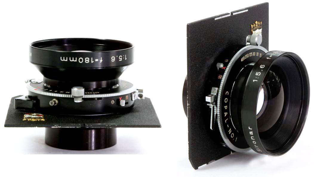180/5.6 Sironar - S (Rodenstock) COPAL #1シャッター付 35mm判に換算