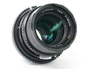 135/5.6 S-Planar T* (Cレンズ)  ハッセルブラッド Vシリーズ用  SYNCHRO COMPUR M.X.V.Shutter 付 純正前キャップ付 Pケース付 画像