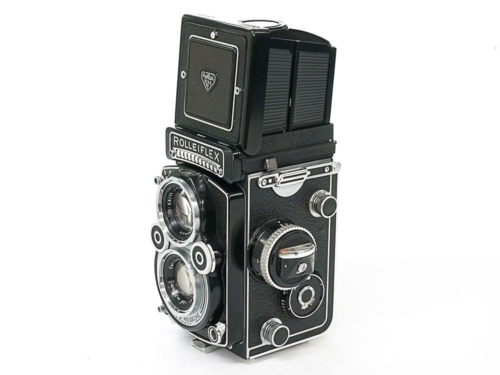 Rollei Flex 3.5 F 75/3.5 Planar付 (Carl Zeiss) Synchro-Compur M.X.Vシャッター カメラケース付ネックストラップ付レンズキャップ付画像