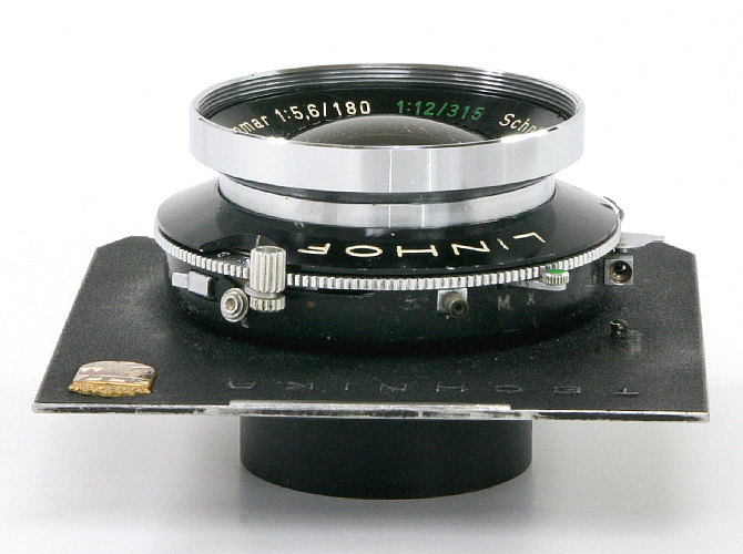 180/5.6 (Schneider-Kreuznach) シンクロコンパー1番シャッターM.X.V.付の画像