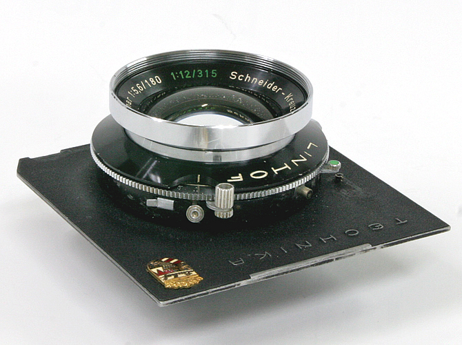 180/5.6 (Schneider-Kreuznach) シンクロコンパー1番シャッターM.X.V.付の画像