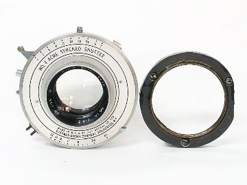 190/4.5 Ektar (Kodak) リンホフテヒニカ4×5ボード付 #4アクメシャッター付 1965年製造の画像