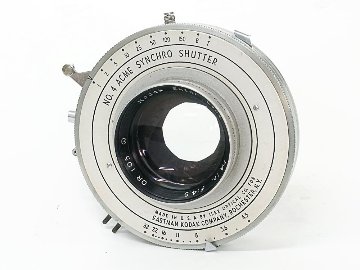190/4.5 Ektar (Kodak) リンホフテヒニカ4×5ボード付 #4アクメシャッター付 1965年製造の画像