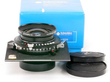 180/5.6 APO - Symmar MC (Schneider) コパル＃1シャッター付　　35mm 判に換算では約 50mm です､の画像