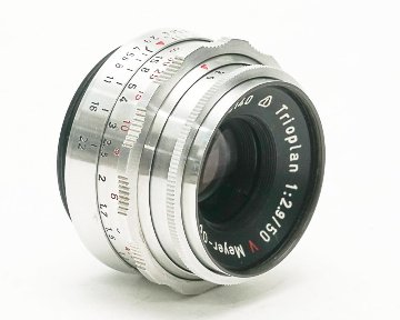 50/2.9 V Trioplan (Germany) Meyer-Optik Gorlitz M42マウント L#1996140 手動絞り、前後キャップ付 95%以上 超美品画像