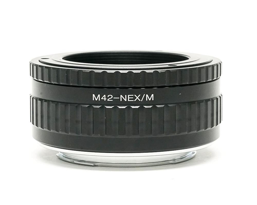 M42-SONY/E (M) , (M42のレンズを SONY/E カメラへ）ヘリコイド付、接写が可能の画像