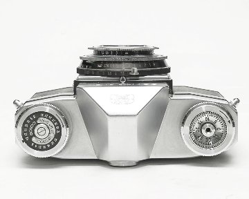 Contaflex 1型、梅鉢型 45mm F2.8 Tessar  Synchro-Compur M.X.V.レンズシャッター　Contaflexのコレクションアイテム画像