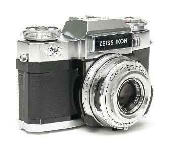 Contaflex 50mm F2.8 Tessar  Synchro-Compur M.X.V.レンズシャッター　　セレンメーター内蔵(作動良好)の画像