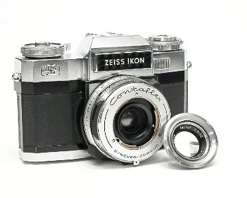 Contaflex 50mm F2.8 Tessar  Synchro-Compur M.X.V.レンズシャッター　　セレンメーター内蔵(作動良好)の画像
