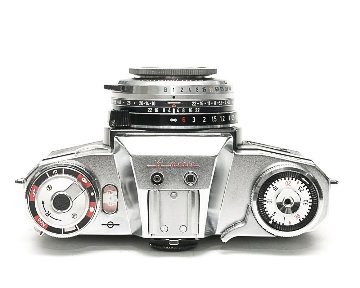 Contaflex S スーパーBC 50mm F2.8 Tessar  Synchro-Compur M.X.V.レンズシャッター　　Cds TTLメー内蔵(作動不良)の画像