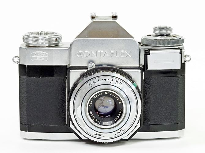 Contaflex (Zeiss-Ikon) 45/2.8 Tessar B# R 666389　L#2529274 Synchro Compur M,X,V,レンズシャッター の画像