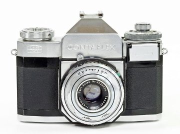 Contaflex (Zeiss-Ikon) 45/2.8 Tessar B# R 666389　L#2529274 Synchro Compur M,X,V,レンズシャッター 画像