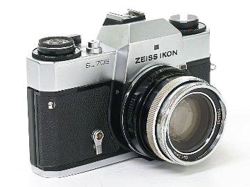 ZEISS IKON SL706 TM (M42マウント)  50/1.8 Ultron付 (凹レンズ.Carl-Zeiss) ケース付の画像