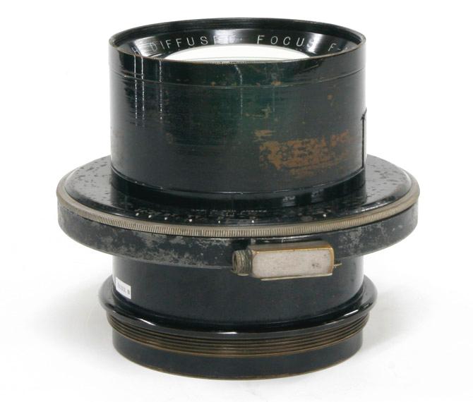 228/4 ベリート（ 9in f4 VERITO）(WOLLEN SAK) 絞り兼用STUDIO１番シャッター(#6430)付き 3番シャッター取り付けリング付  ソフトフォーカスレンズの画像