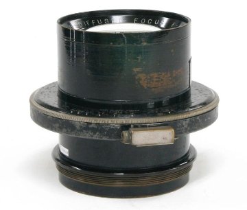 228/4 ベリート（ 9in f4 VERITO）(WOLLEN SAK) 絞り兼用STUDIO１番シャッター(#6430)付き 3番シャッター取り付けリング付  ソフトフォーカスレンズの画像