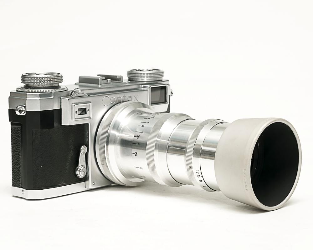 135mm F4 Sonnar　Carl Zeiss 　Contax 用、距離計連動、画像