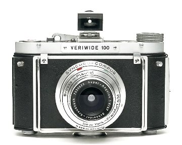 Brooks-Plaubel VERIWIDE 100　6x9 CAMERA　 47/8 Super Angulon (広角)　Leitz製 Finder 本革カメラケース画像