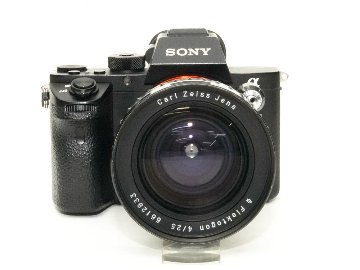25/4 Flektogon エキザクターマウント  (Carl Zeiss Jena) Germany 　自動絞りと実絞り切り替え有り  前後キャップ付 の画像