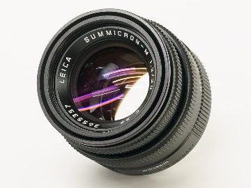 50/2 Summicron 固定鏡胴 (Made in Germany) ライカＭ用  フード組み込み 距離計連動 240gの画像