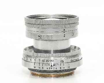 50/2 Summicron 沈胴  Sn.1105715 ライカスクリュー(L39)用  前後キャップ付 　第1世代（1st）  トリューム含有、の画像