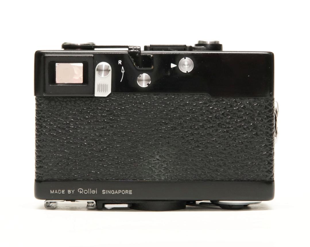Rollei 35 SE (黒) Singapore 製 40/2.8 Sonnar HFT (沈銅式)　LEDメーター内蔵　後期型画像