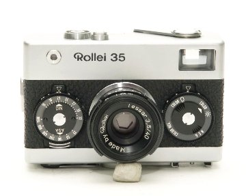 Rollei 35 (白) Singapore 製 40/3.5 テッサー(沈銅式) 352g画像