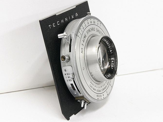 215/6.3 Commarcial Ektar (Kodak) アクメ３番シャッター付き 1951年製造の画像