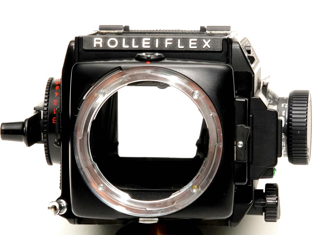 Rollei SL 6×6 SE 80/2.8 Planar Rollei-HFT 6×6 & 645フィルムマガジン2ケ、 Wレベルファインダー付、 レンズ前キャップ付、ボデー前キヤップ付　ストラッの画像