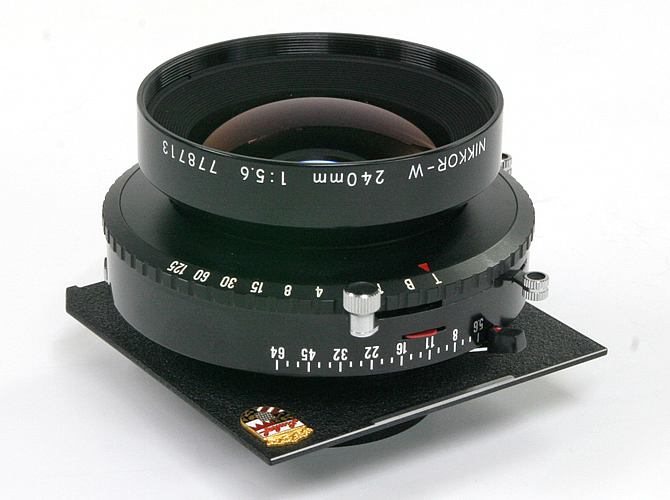240/5.6 Nikkor-W MC コパル3番シャッター付の画像