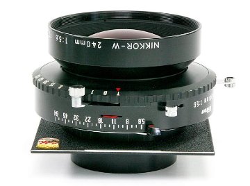 240/5.6 Nikkor-W MC コパル3番シャッター付の画像