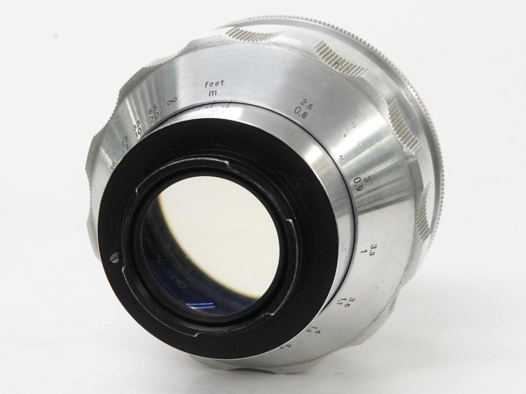 75/1.5 Biotar (Carl Zeiss Jena Germany) メタルフード付き 90% 、 Exakta マウント　後期型(最短距離.80cm)の画像