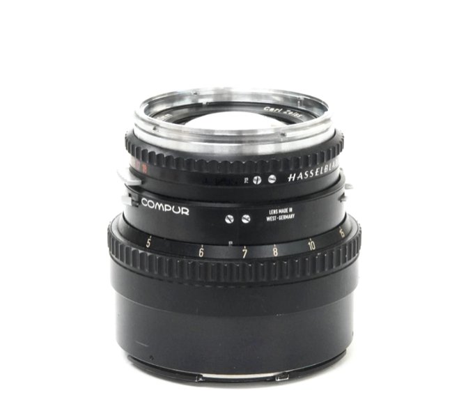 100/3.5 Planar  (Cレンズ) ハッセルブラッド Vシリーズ用  SYNCHRO COMPUR M.X.V.Shutter 付  前後キヤップ付　先白　初期ロットの画像