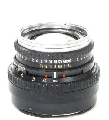 100/3.5 Planar  (Cレンズ) ハッセルブラッド Vシリーズ用  SYNCHRO COMPUR M.X.V.Shutter 付  前後キヤップ付　先白　初期ロットの画像