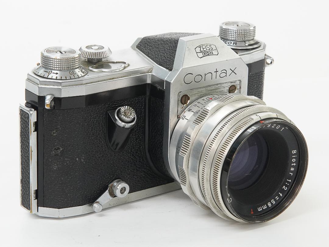 Contax 58/2 Biotar Carl Zeiss (カメラは故障品) の画像