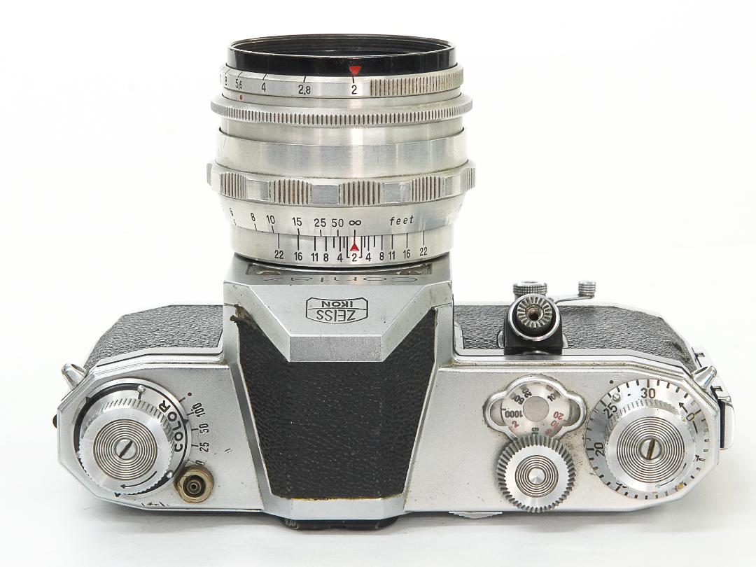 Contax 58/2 Biotar Carl Zeiss (カメラは故障品) の画像