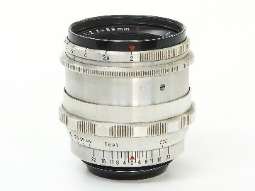 Contax 58/2 Biotar Carl Zeiss (カメラは故障品) の画像