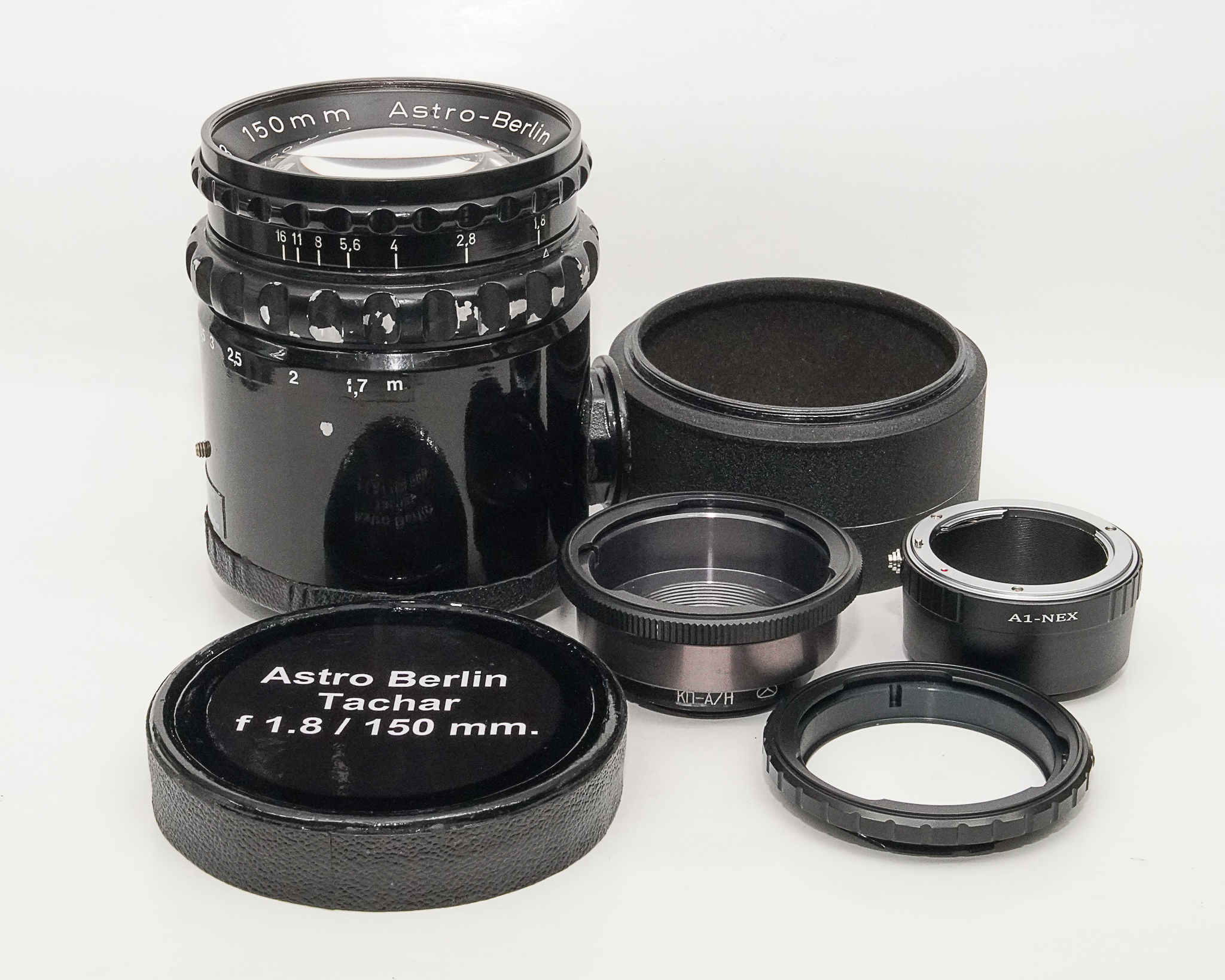 150/1.8 Tachar Astro - Berlin,  pentacon six マウント、　(Nikon F & Pentax 645 アダプター付､)の画像