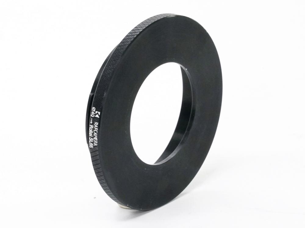 アダプターRing 、大判の0番shutterレンズを →  RolleiSL66、66E、66SE で使用します。34.6mm φの画像