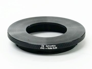 アダプターRing 、大判の0番shutterレンズを →  RolleiSL66、66E、66SE で使用します。34.6mm φの画像