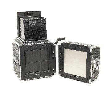 Hasselblad 500C/M  ,  80/2.8 Planar T☆ (Cレンズ ) M-12マガジン スタンダード焦点板 ネックストラップ付 日本語使用説明書付(コピー) の画像