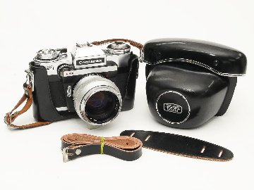 Contarex-super 後期型 Body (Zeiss-Ikon) 55mm F1.4 Planar 白 専用