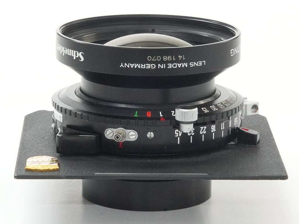 180/5.6 Symmar- S MC (Schneider) コパル1番ブラックシヤッター L#14198070　　35mm 判に換算では約 50mm です､の画像