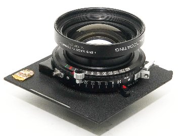 180/5.6 Symmar- S MC (Schneider) コパル1番ブラックシヤッター L#14198070　　35mm 判に換算では約 50mm です､の画像