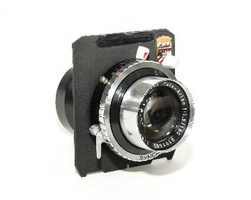 180/5.5 Tele Arton (Schneider)  シンクロコンパー0番シャッターM.X.V.付 Linhof テヒニカ6×9cm 5型レンズボード付　の画像